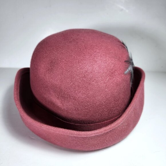 Vintage Fedora Geo. W. Bollman & Co. Inc. Doeskin Felt 100% Wool Hat Made in USA - Picture 6 of 9